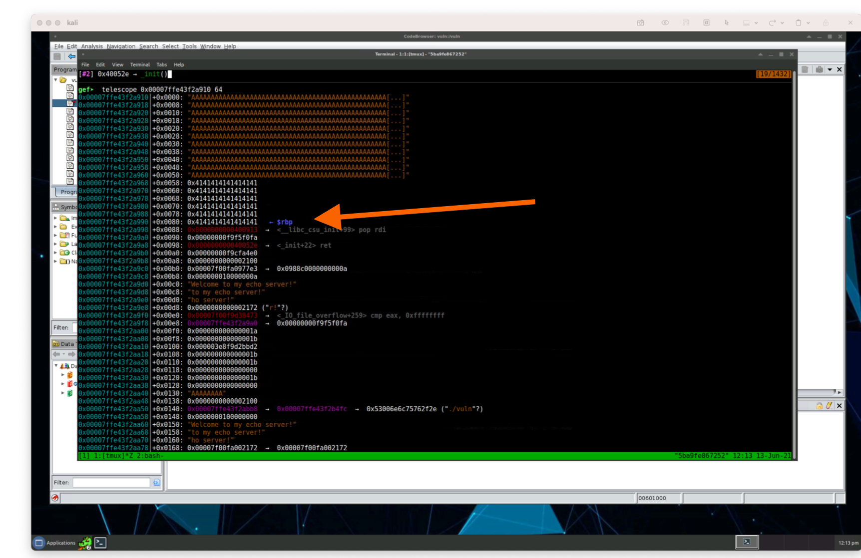 searching for /bin/sh
